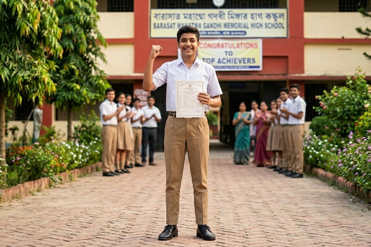 উচ্চমাধ্যমিকে দুর্দান্ত সাফল্য বারাসাত মহাত্মা গান্ধী মেমোরিয়াল হাই স্কুলের, রাজ্য মেধাতালিকাতেও স্থান